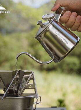 柯曼SW-3咖啡手冲壶304不锈钢一体工艺鹅颈细口壶户外水壶咖啡壶