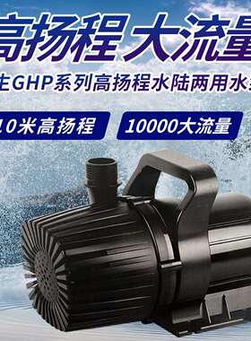 RESUN日生GHP大功率高扬程抽水泵海鲜养殖鱼池水陆两用PG潜水泵