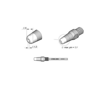西班牙 JBC C560009 吸锡嘴Ø1,3 X Ø5 C560-009