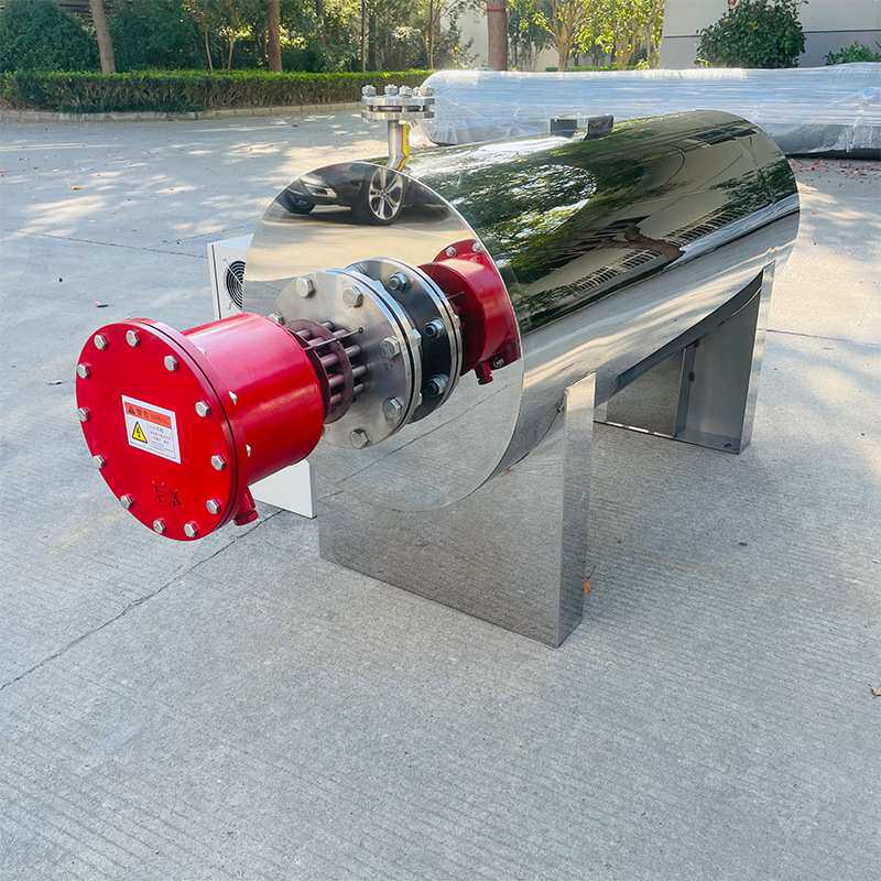 管道加热器卧式氮流动液体气体污水体循环不锈钢防爆管道式加热器