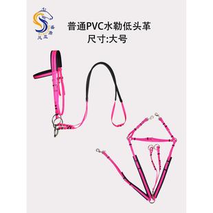 水勒缰普通pvc水勒缰绳马鞍马具耐力赛合金配件胸带低头革