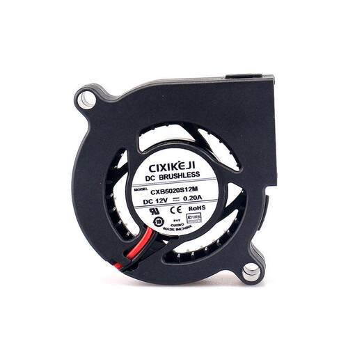 5020涡轮风扇C5V12V24V加湿D器投频影仪脱毛仪240风机风鼓变静音