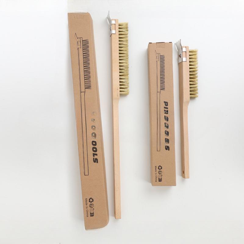 丝烤炉刷实木手柄披萨用具烤炉洁具40CM60CM炉灰铲刮子产品