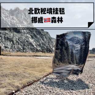 风景系列 挂毯休闲毯装饰毯毛毯盖毯个性 瑞士 多洛米蒂