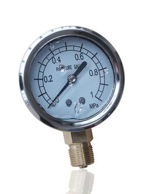 供油箱油压表不锈钢充油耐震表径向半钢YBN601MPAG3/8工厂直供