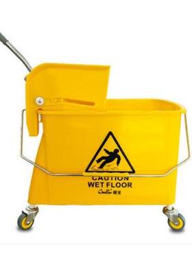 超宝B-03820L轻巧型榨水车侧压式挤拖把桶家庭用挤水桶车保洁