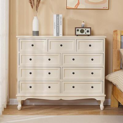 7K九斗柜实木卧室床尾梳妆台置物柜床头抽屉收纳柜客厅靠墙储物柜