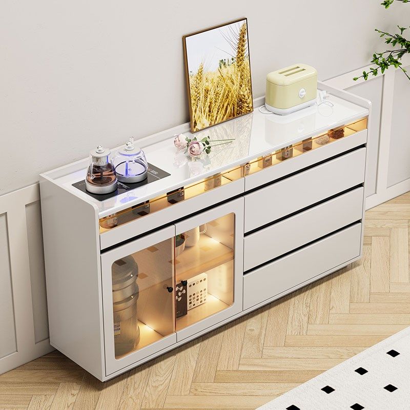 茶吧机沙发旁餐边柜一体2023新款家用柜子小型台式桌面智能茶水柜