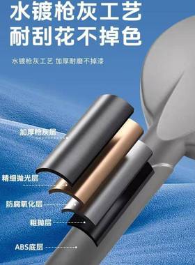 次日达德系增莲压花喷头淋浴家洒用套装浴霸超强加压洗澡水龙头室