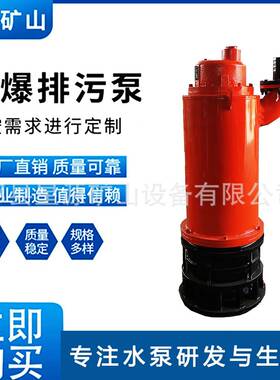BQS50-80-22kw防爆污水泵电压380v660v1140V矿井用潜水排污泵