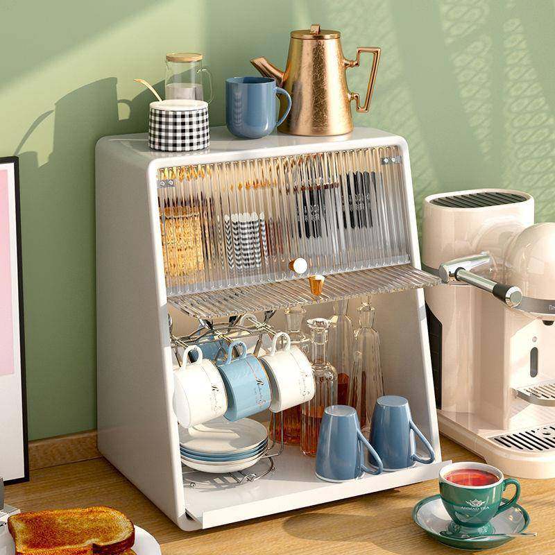 桌面杯子收纳餐边柜靠墙多功能餐厅杯架轻奢装饰客厅餐桌置物架,收纳整理,烫衣板及配件,淘宝优惠券,粉丝福利购,淘宝优惠卷