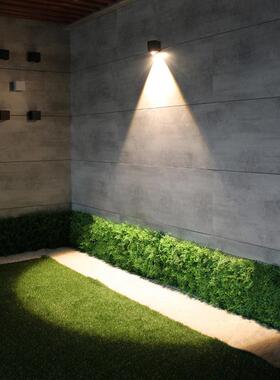 聚光户外防水洗墙LED壁灯外墙走廊阳台过道店铺用圆形高亮15W壁灯