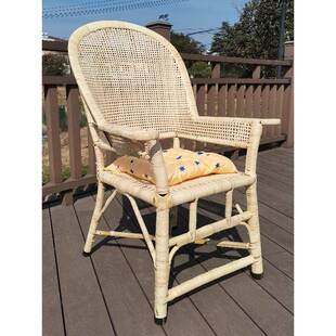 天然藤椅单人高靠背椅竹椅子老式老人椅办公椅电脑椅藤编休闲椅