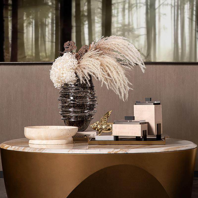 极简琉璃艺术轻奢花瓶摆件高级现代客厅餐桌意式样板间软装大花器,机械设备,其他机械设备,淘宝优惠券,粉丝福利购,淘宝优惠卷