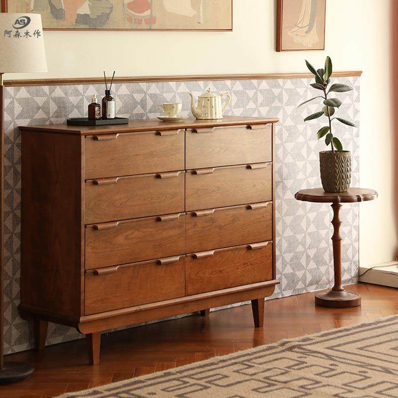 中古风国风实木斗柜樱桃木8斗橱卧室收纳储物柜客厅抽屉式六斗柜,纺织面料/辅料/配套,纺织机械配件,淘宝优惠券,粉丝福利购,淘宝优惠卷