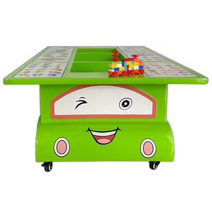 益智玩具桌积木手工桌沙桌拼装车商场儿童游乐园乐园热门新项目