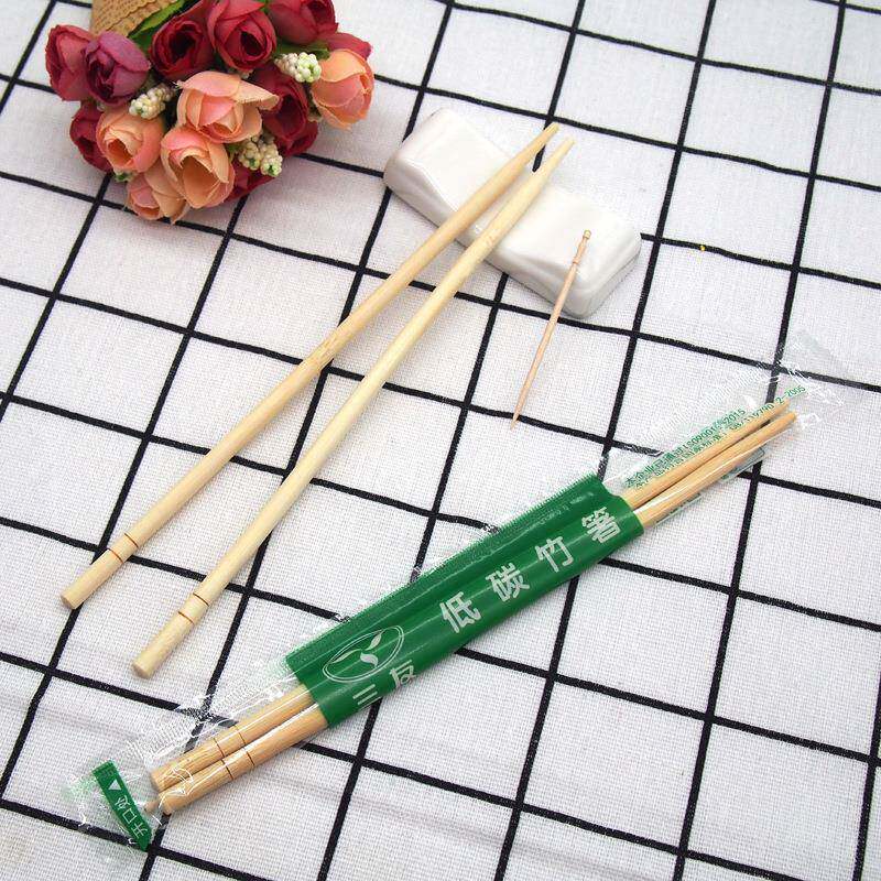 工厂一次性筷子圆棒5.0X20编织袋装方便卫生筷便携竹制