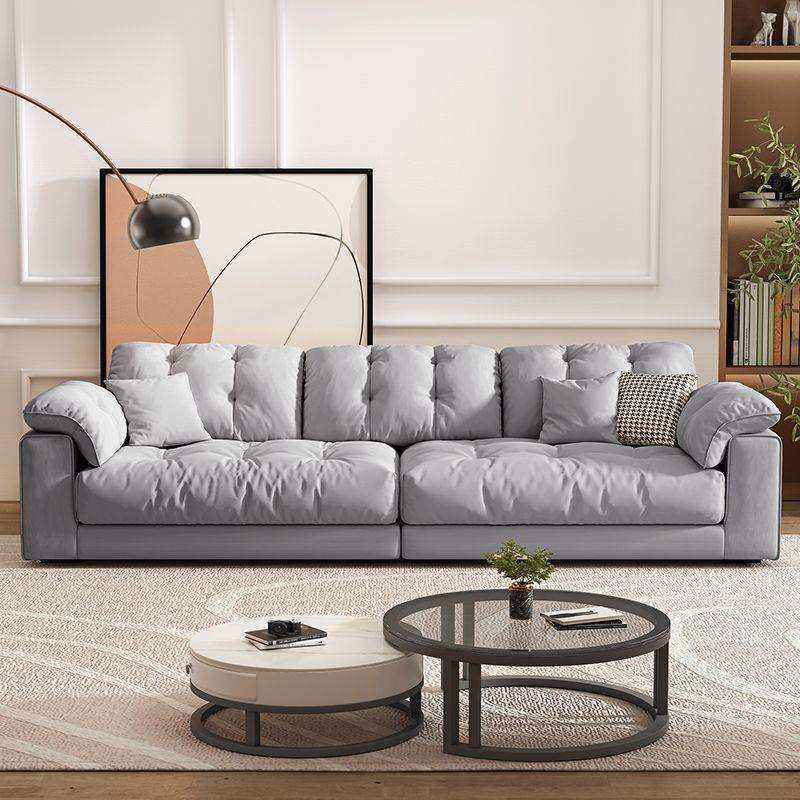 2025新款直排三人位科技布艺沙发云朵沙发客厅小户型简约现代轻奢