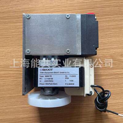 原装BAXITN89KTE隔膜真空采样泵CEMS在线监测采样泵N89KNE抽气泵