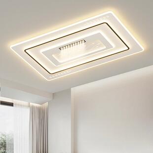 客厅主灯长方形现代简约大气吸顶灯2024年新款网红麦穗卧室书房灯