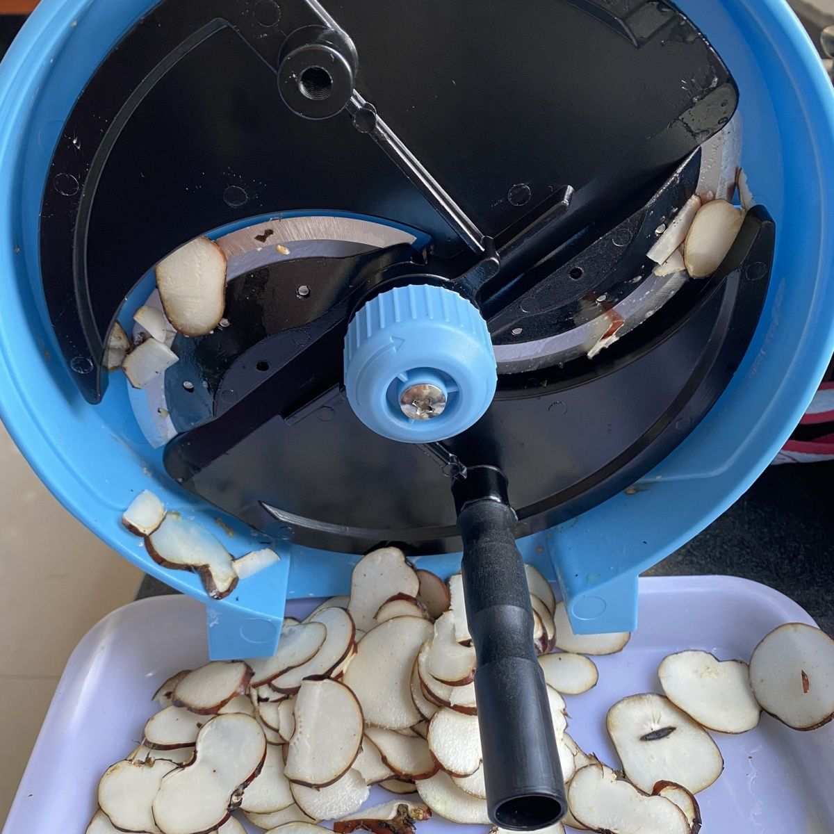 商用串串水果切片手动薯片土豆柠檬红薯莲藕片蔬菜超薄切片机