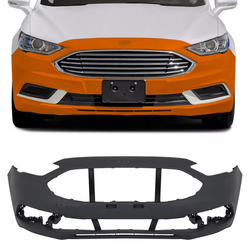 适用于17-18款福特蒙迪欧FordFusion前杠无孔底漆HS7Z17D957APTM