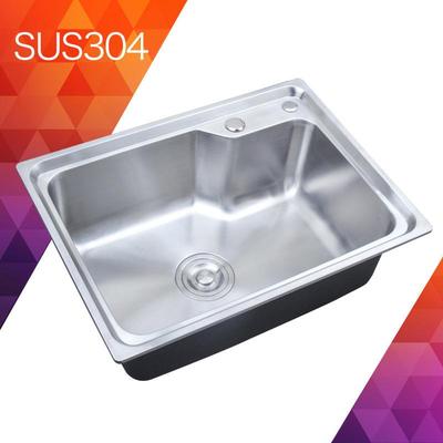 精装工程款304不锈钢水槽港湾单盆厨房水槽DX-5843