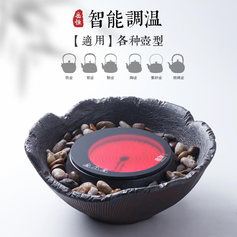 5ZW老岩泥电陶炉家用煮茶器静音台式茶艺炉陶壶烧水炉泡茶炉茶具