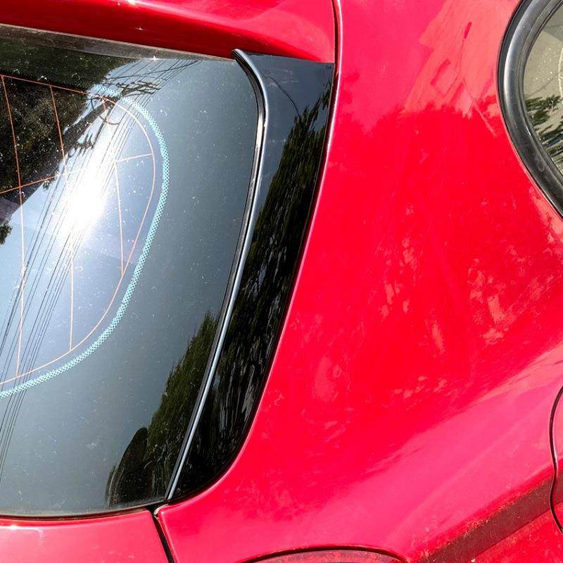 适用宝马1系F20F212012-2019侧翼尾翼扰流板改装