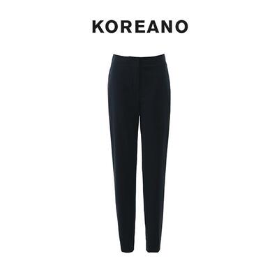柯利亚诺春秋专柜同款青黛蓝简约休闲小萝卜裤 KT9015(UN) ￥2880