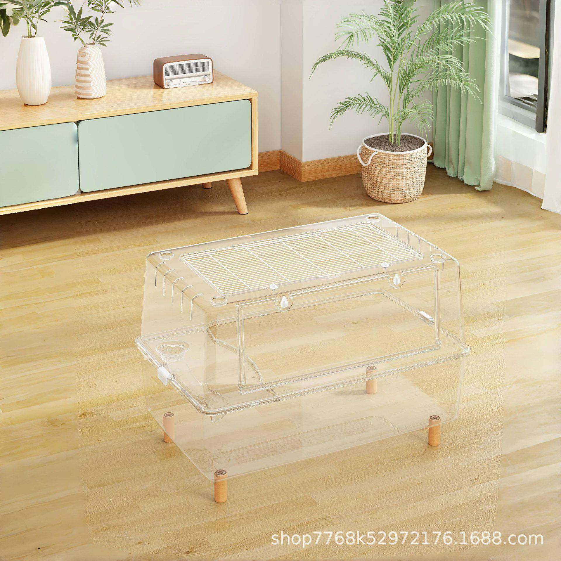 75星空笼透明仓鼠笼70金丝熊别墅62芦丁鸡饲养箱大号亚克力笼子,农用物资,其他肥料,淘宝优惠券,粉丝福利购,淘宝优惠卷