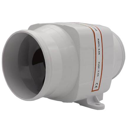 房车游艇改装通风风机12V/24v130CFM游艇储物仓通风风机批