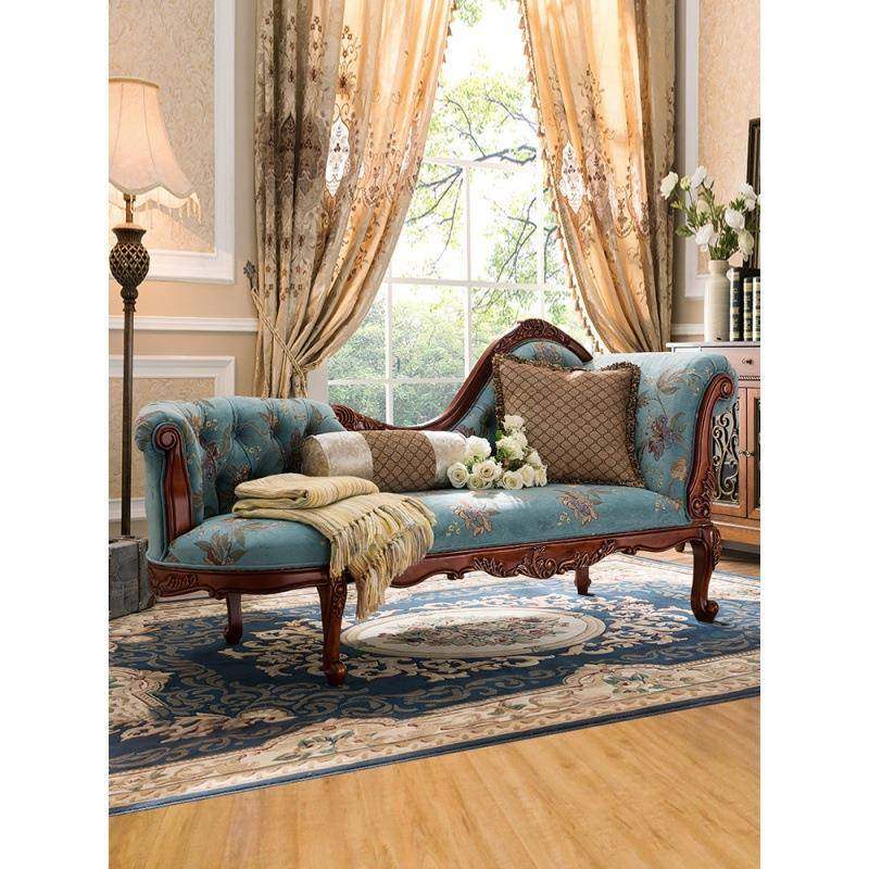 美式实木贵妃椅布艺阳台休闲小沙发太妃椅卧室美人榻欧式懒人躺椅,农用物资,其他肥料,淘宝优惠券,粉丝福利购,淘宝优惠卷