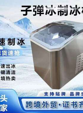 Icemaker制冰机迷你宿舍桌面便捷商务酒吧自动小型制冰机
