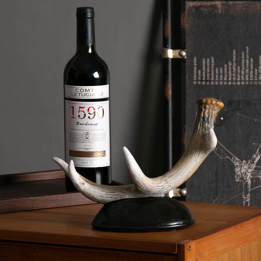 复古鹿角桌面创意摆设红酒架装饰树脂工艺品摆件酒柜装饰橱窗餐厅,工业油品/胶粘/化学/实验室用品,其他实验室设备,淘宝优惠券,粉丝福利购,淘宝优惠卷