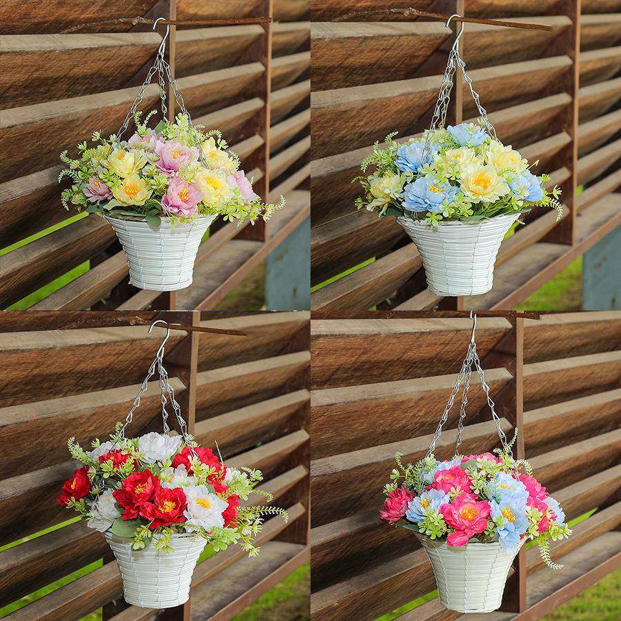 纵鸿春季花吊篮挂篮花环家居花卉铁艺吊盆装饰道具,农用物资,其他肥料,淘宝优惠券,粉丝福利购,淘宝优惠卷