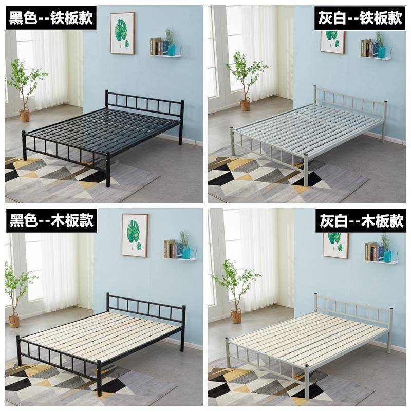 租房铁床1.2腿米单人铁艺床加高脚宿舍1无品牌/.5米双人离地高铁图片