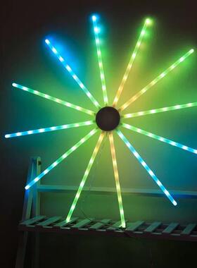 RG幻彩太阳灯风串扇烟B花灯爆流闪IPE水跑马流星灯爆炸星灯串风车