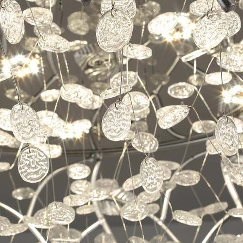 鸟巢顶灯led现代约圆形客厅意卧室吸灯具儿童房水晶遥简创控TLS-9