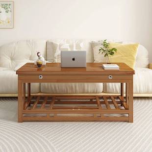 烤火桌家用客厅冬季折叠烤火架长方形建议小桌子实木楠竹取暖炕桌