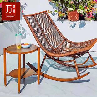 室懒人摇摇椅大户外古摇椅外躺椅单人懒人沙复人发家用客厅沙F