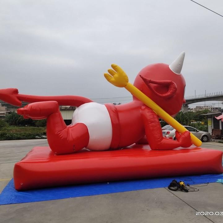 气卡通吉祥气模玩具开业活动广IP公仔物动物IZA模型告充宣传喷火