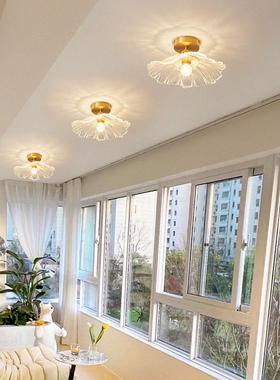 荷叶玄关灯21510简约道灯走过廊灯日式意个性创复古门厅阳台具