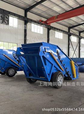 拖拉机牵机引式农田碎石收BAS集石后悬挂头收纳筐戈壁土壤筛石机