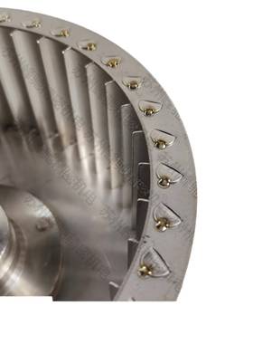 304不锈钢风机叶叶轮轮离心风风Φ200耐高温耐腐烤QMI蚀高强度烘