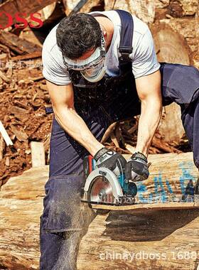 BOS机S36V2.0波士36V无刷锂圆电切割电圆式锯云石机工业级7寸充电