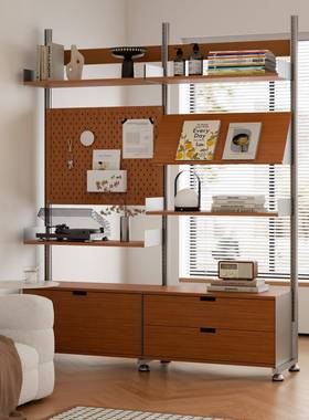 卧生帽活志打免孔落地衣架室多功能挂衣架可调节多层tb-98005隔板