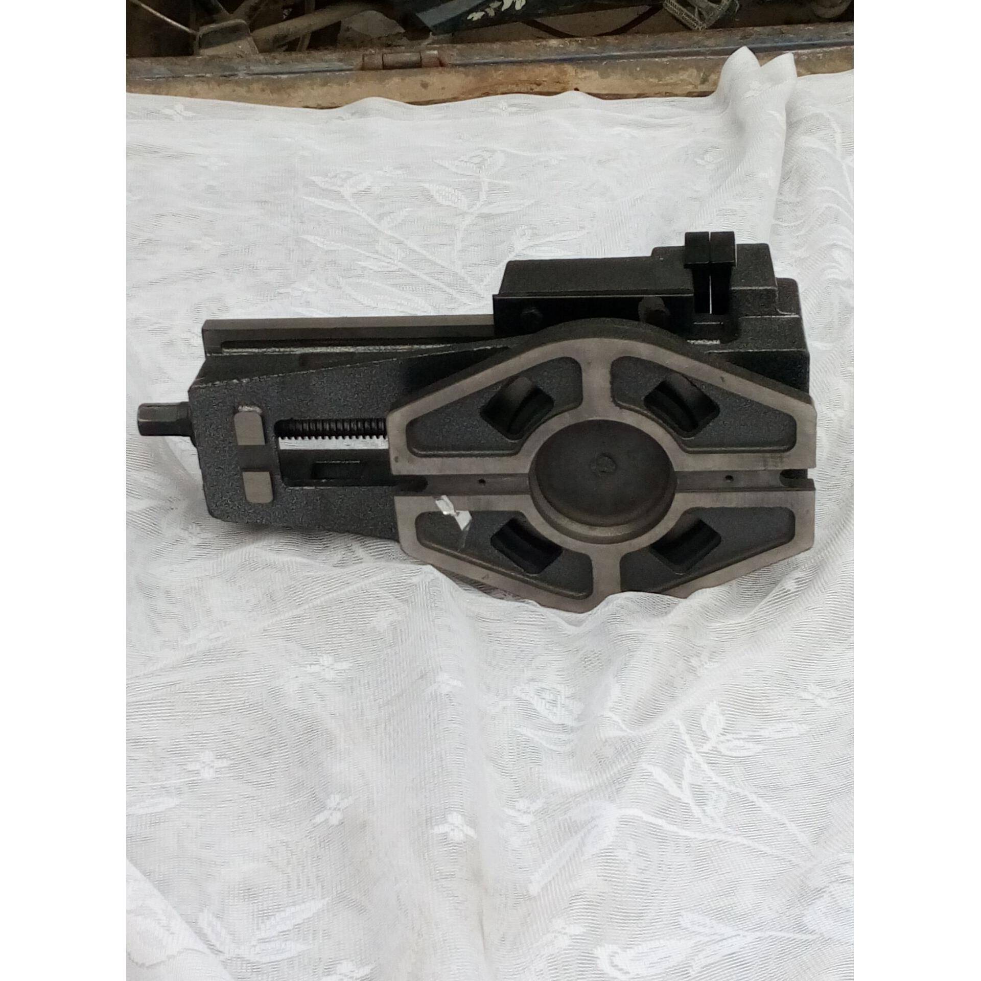 半封闭密型机用QB320平口美式钳平钳口普通十字平口钳旋转十字精