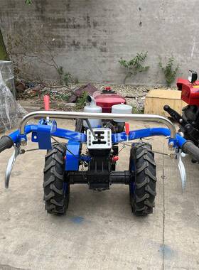 口手扶拖机农用运输车57712马出力小型拉收手扶车旋耕起垄开沟获