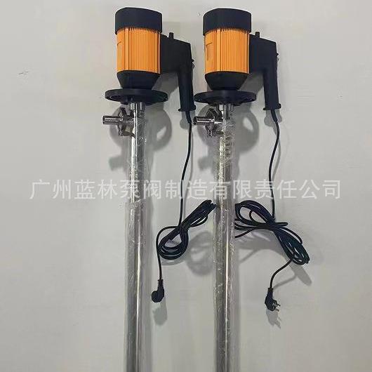 HD-E21-+108PPTH-2V00塑料PP电动抽液泵高温防腐油桶泵